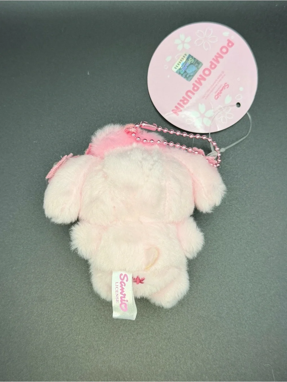 Korean Sanrio cherry blossom series Pompompurin plush/Keychain EY41